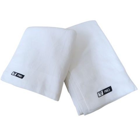 繡花毛巾 - 素色珍珠白