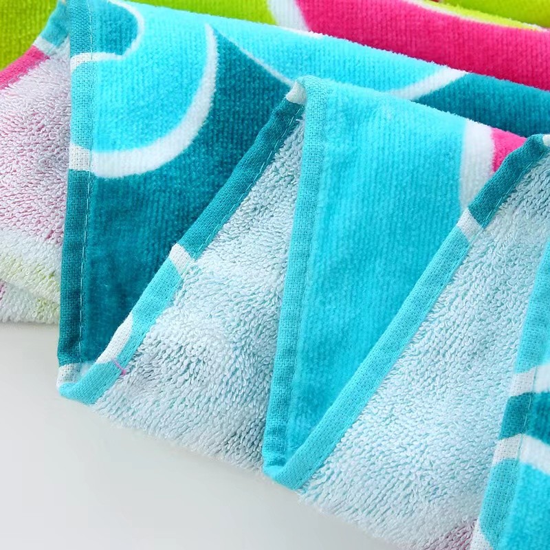 純棉吸水活性印刷海灘巾大浴巾