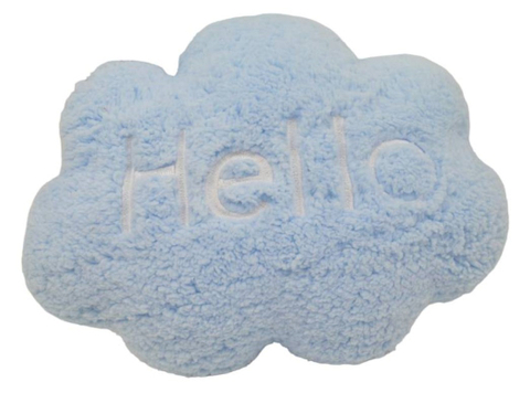 超柔軟雲朵繡花造型抱枕