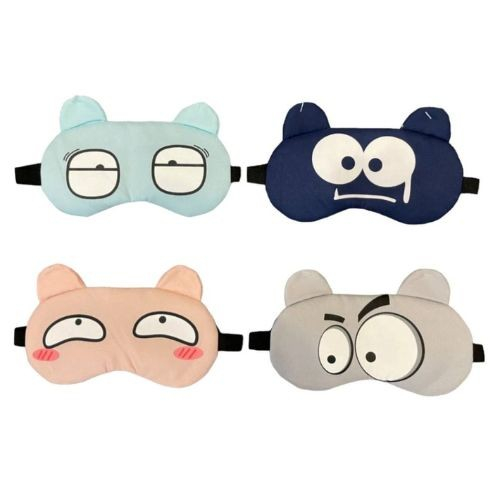 3D眼罩遮光睡眠卡通動物印刷眼罩