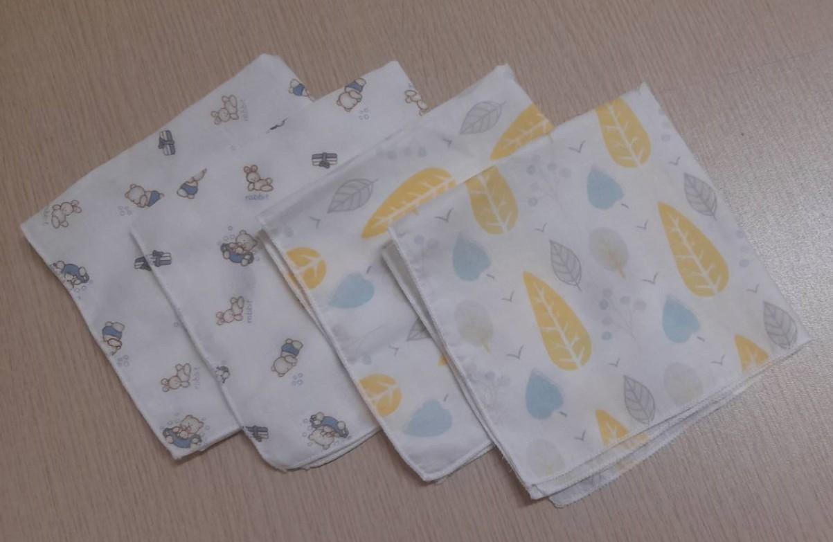 雙層印刷紗布手帕嬰幼兒手帕方巾
