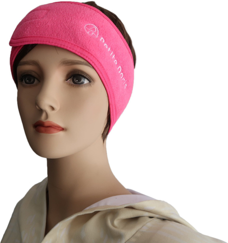 繽紛色彩加厚雙層髮帶繡花頭帶