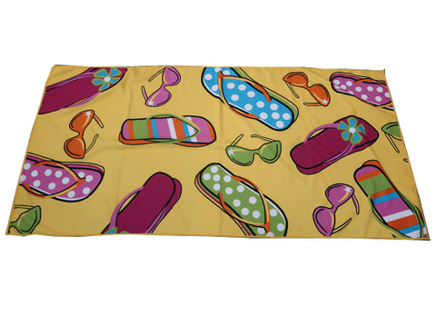 超細纖維活性印刷海灘巾