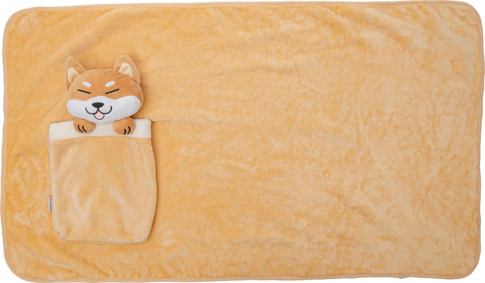 可愛動物造型口袋毯 冷氣毯