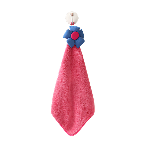 花朵造型溪水擦手巾抹布