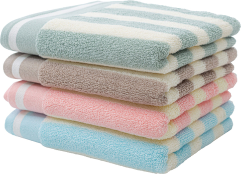 純棉條文超吸水性大浴巾