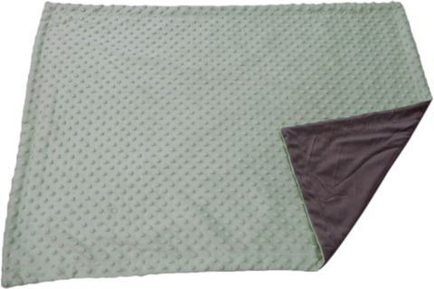 雙層點點數素色嬰兒毯印刷毯