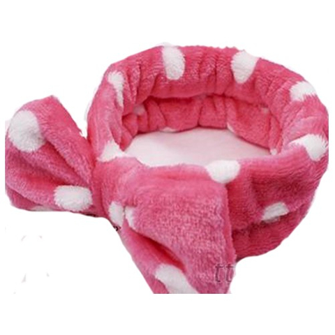 大蝴蝶結髮帶-珊瑚絨