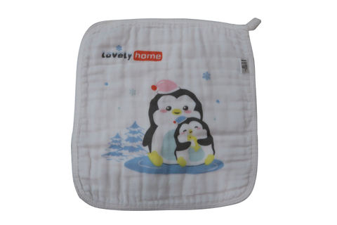 6層純棉客製化印刷刷不手帕方巾