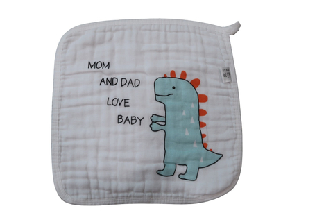 6層印刷紗布手帕擦手巾