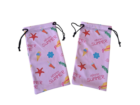 定制超細纖維眼鏡袋袋超細纖維眼鏡盒定制標誌太陽鏡袋