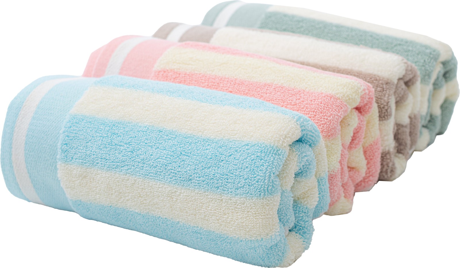 純棉條文超吸水性大浴巾