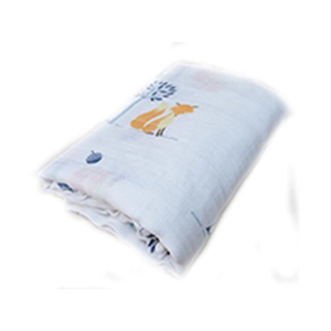 柔軟紗布巾毯-小動物圖案(Muslin Blanket)