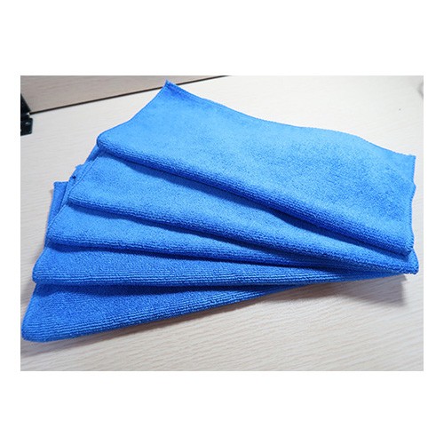 洗臉超細纖維方巾-藍色