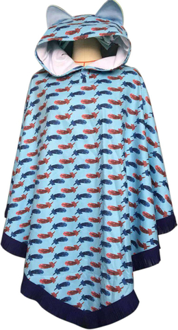 超纖流蘇快乾斗篷浴袍