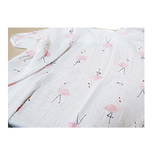 嬰兒棉被-火鶴造型圖案