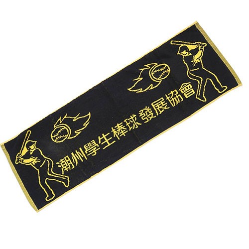運動緹花路跑毛巾-棒球